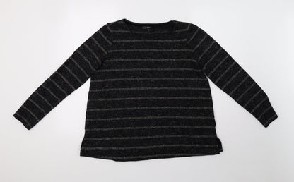 Womens UK Size 14 NEXT Black Pullover Sweatshirt