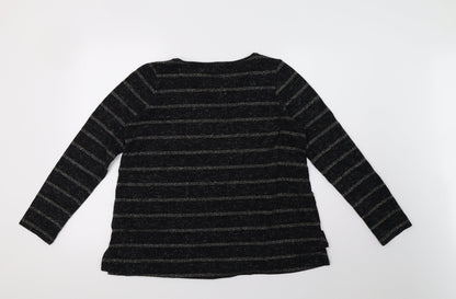 Womens UK Size 14 NEXT Black Pullover Sweatshirt
