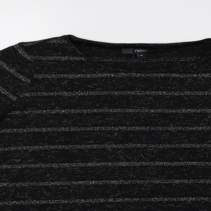 Womens UK Size 14 NEXT Black Pullover Sweatshirt