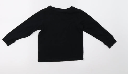 NEXT Girls Black   Pullover Sweatshirt Size 5 Years