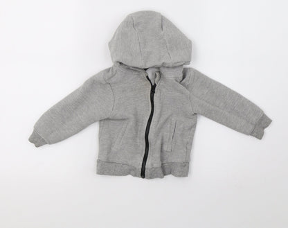 Primark Boys Grey   Basic Jacket Jacket Size 18-24 Months