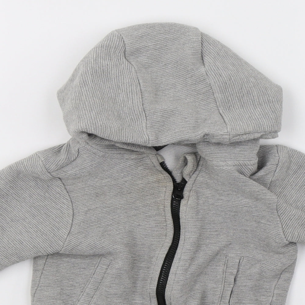 Primark Boys Grey   Basic Jacket Jacket Size 18-24 Months