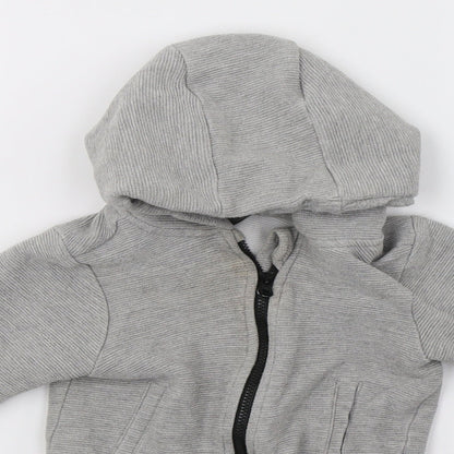 Primark Boys Grey   Basic Jacket Jacket Size 18-24 Months