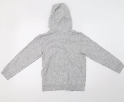 George Boys Grey   Full Zip Sweatshirt Size 9-10 Years