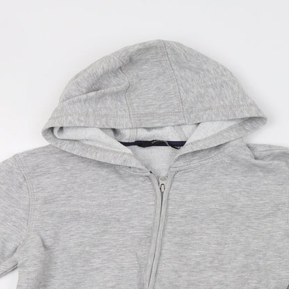 George Boys Grey   Full Zip Sweatshirt Size 9-10 Years
