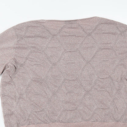 Womens UK Size 16 Topshop Pink Pullover Jumper
