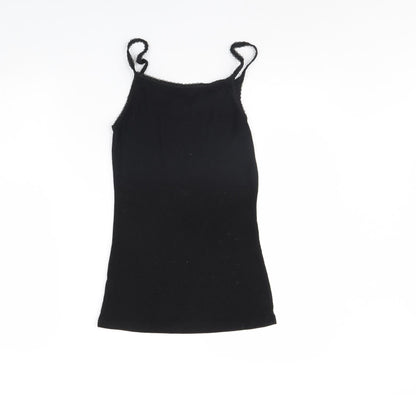 Womens UK Size 12 TU Black Basic Tank