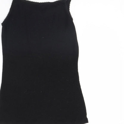 Womens UK Size 12 TU Black Basic Tank