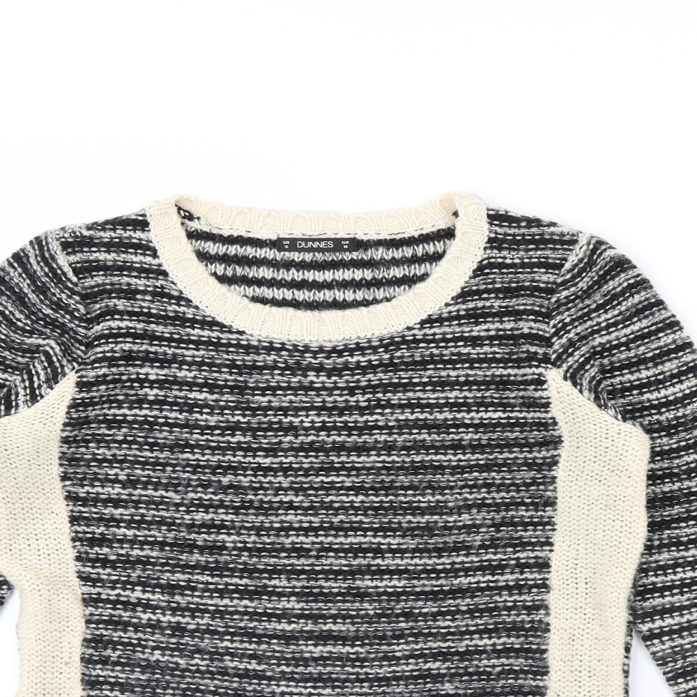 Womens UK Size 10 Dunnes Stores Black Pullover Jumper