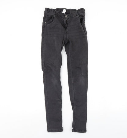 TU Girls Black  Denim Skinny Jeans Size 12 Years