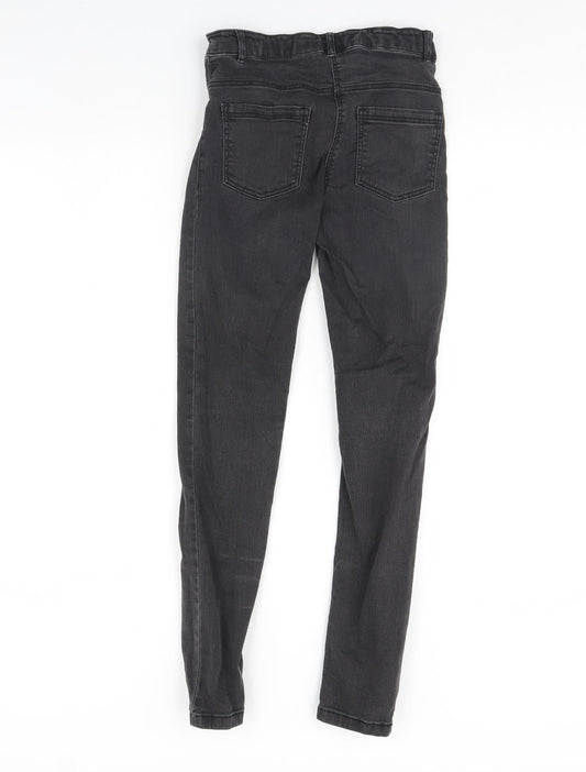 TU Girls Black  Denim Skinny Jeans Size 12 Years