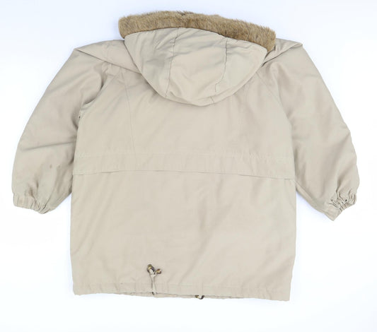 Womens UK Size 16 st Michael Beige Overcoat