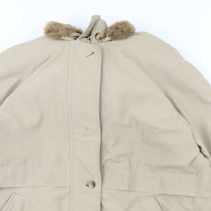 Womens UK Size 16 st Michael Beige Overcoat