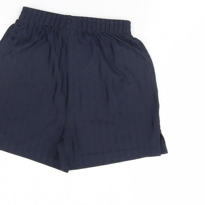 TU Boys Blue Striped  Sweat Shorts Size 6 Years