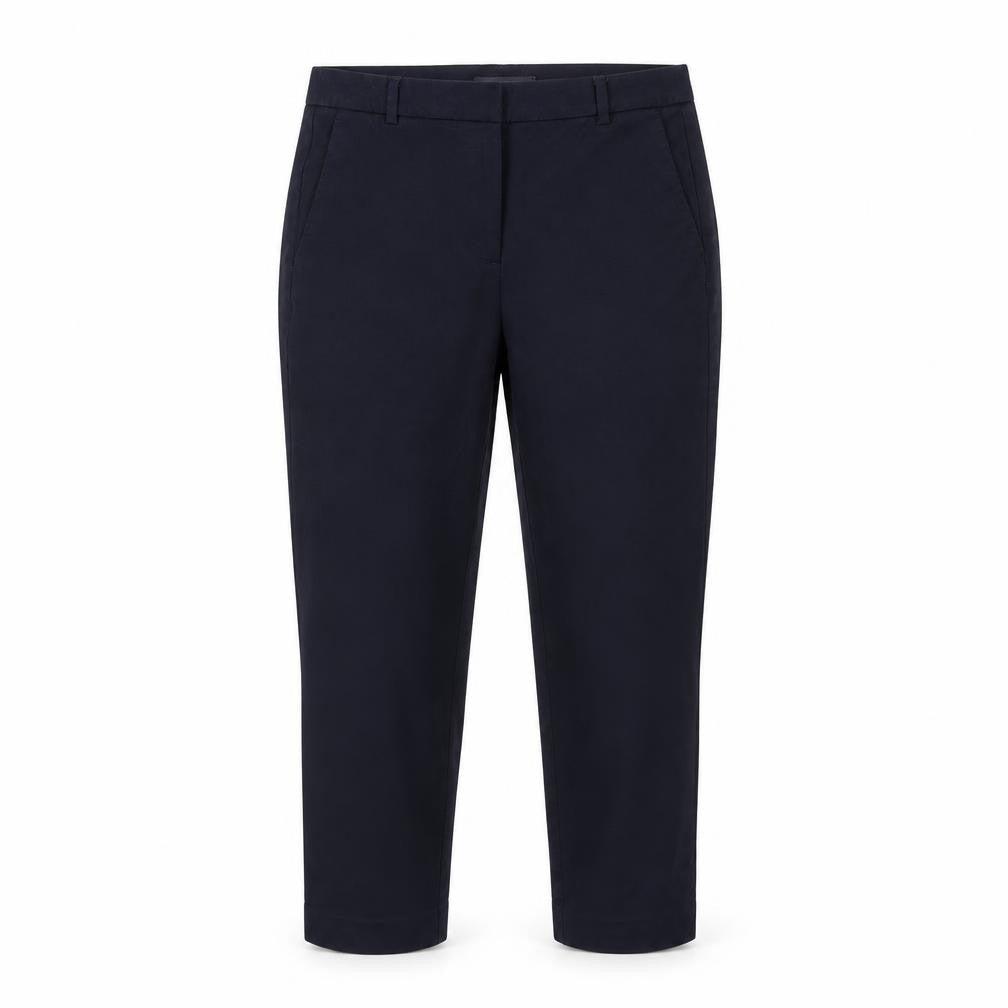 Marks & Spencer Womens Blue   Cropped Trousers Size 32 in L23 in