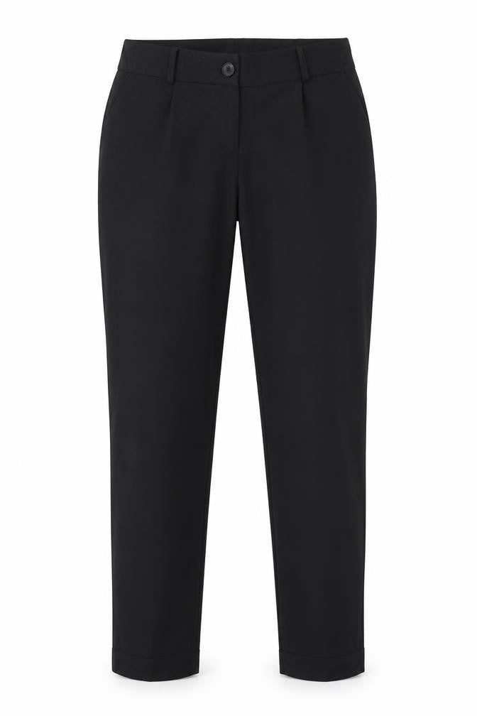 Womens UK Size 12 New Look Regular Fit Dress Pants Black Trousers