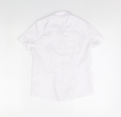F&F Girls White   Basic Button-Up Size 10 Years