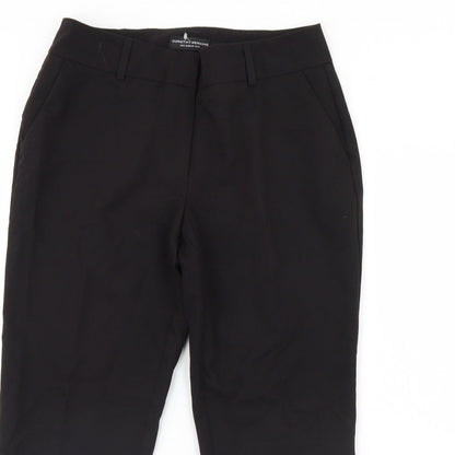 Womens UK Size 12 Dorothy Perkins Regular Fit Dress Pants Black Trousers