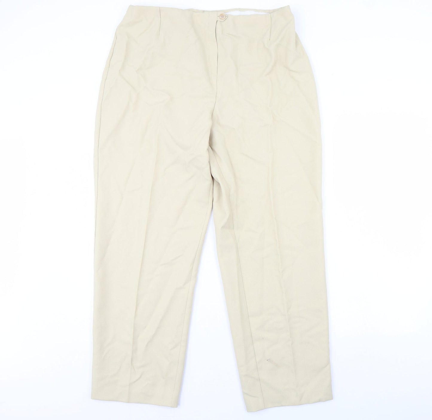 Womens UK Size 36 in Preworn Regular Fit  Beige Trousers