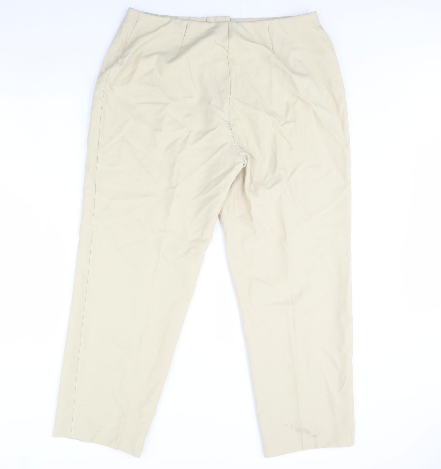 Womens UK Size 36 in Preworn Regular Fit  Beige Trousers