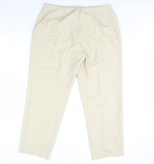 Womens UK Size 36 in Preworn Regular Fit  Beige Trousers