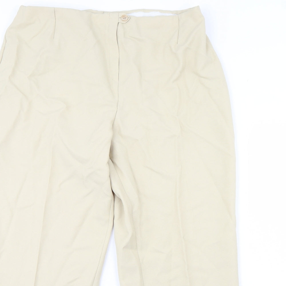Womens UK Size 36 in Preworn Regular Fit  Beige Trousers