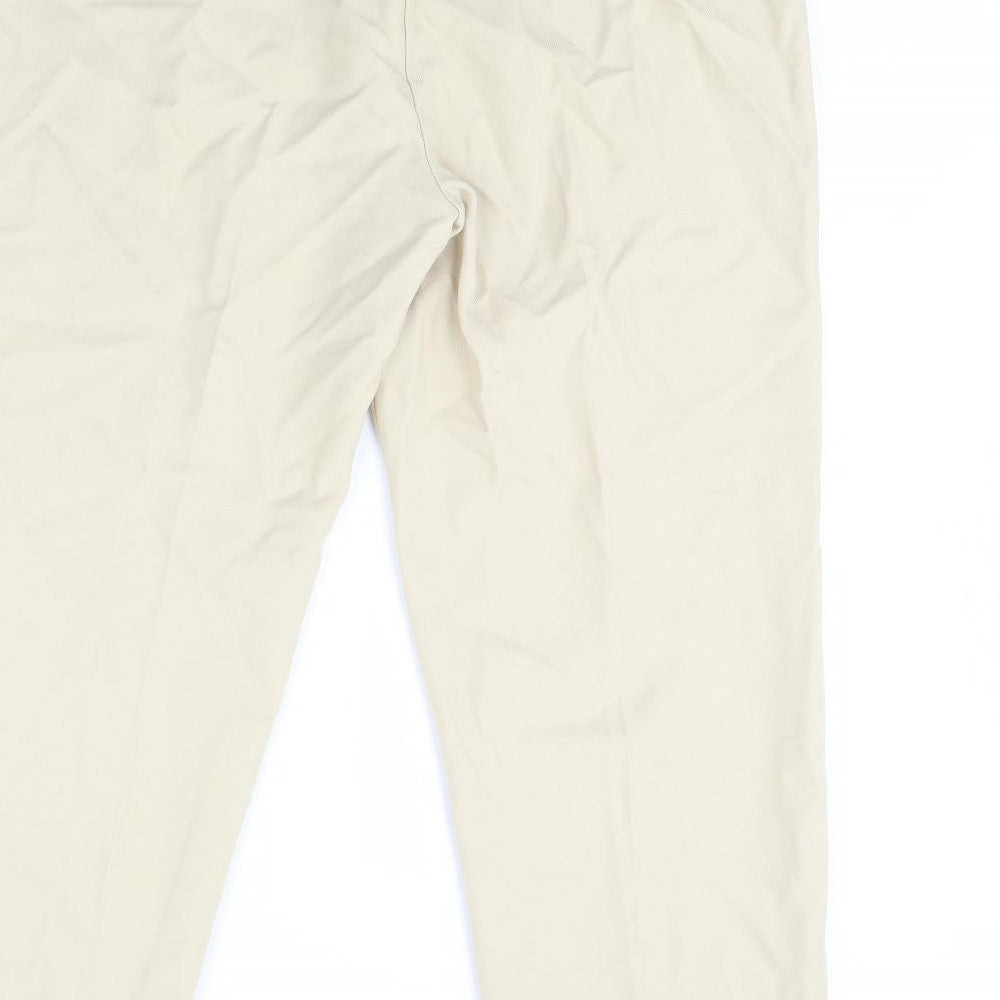 Womens UK Size 36 in Preworn Regular Fit  Beige Trousers