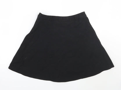 Marks and Spencer Girls Black   A-Line Skirt Size 14 Years