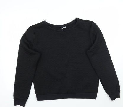 Womens UK Size M H&M Black Pullover Jumper