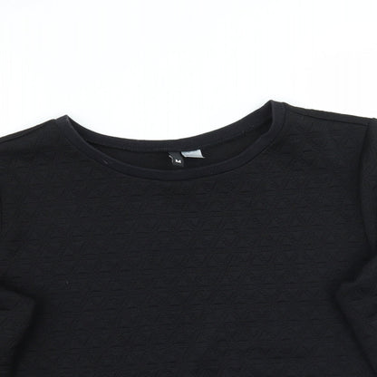 Womens UK Size M H&M Black Pullover Jumper
