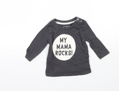 Primark Baby Grey   Basic T-Shirt Size 3-6 Months