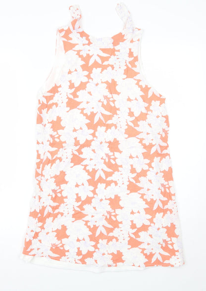 Forever21 Womens Orange Floral  A-Line  Size M