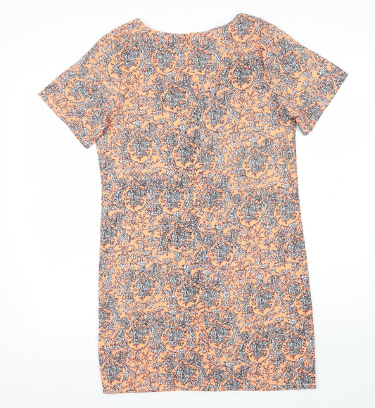 Cameo rose Womens Orange Geometric  A-Line  Size 10