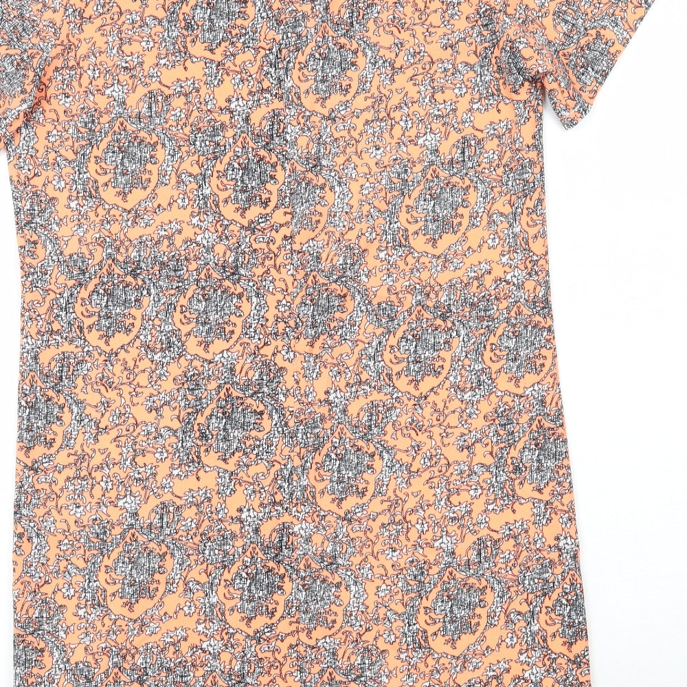 Cameo rose Womens Orange Geometric  A-Line  Size 10