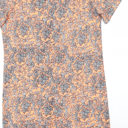 Cameo rose Womens Orange Geometric  A-Line  Size 10