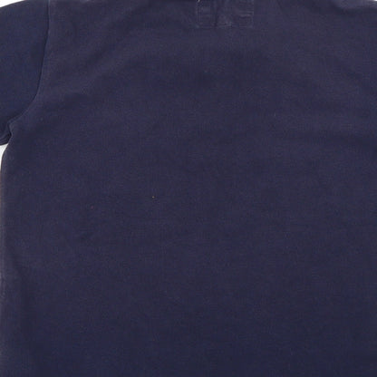 Debenhams Girls Blue Check  Basic Polo Size 9-10 Years