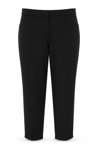 Womens UK Size 12 Soon Regular Fit Chino Black Trousers