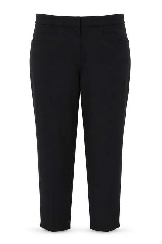 Womens UK Size 12 Soon Regular Fit Chino Black Trousers