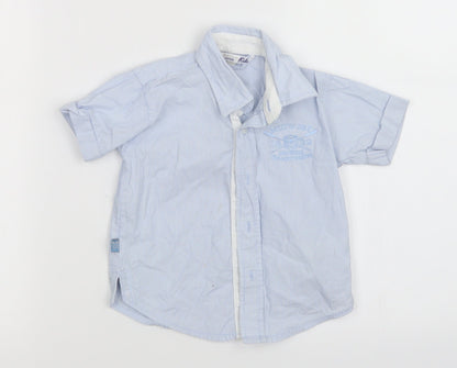 piazaitalia Baby Blue   Basic Button-Up Size 18-24 Months