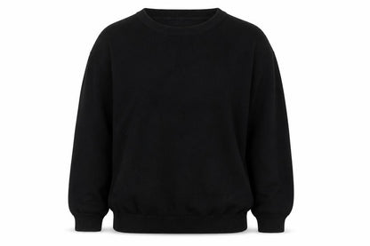 Tu Girls Black   Pullover Jumper Size 7 Years