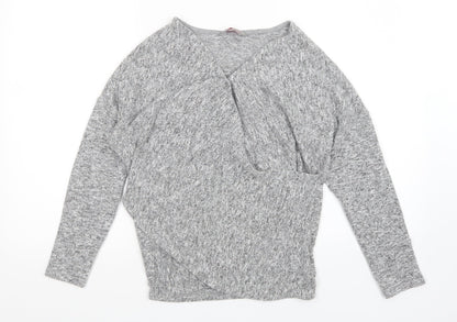 Womens UK Size 10 Dorothy Perkins Grey Pullover Jumper