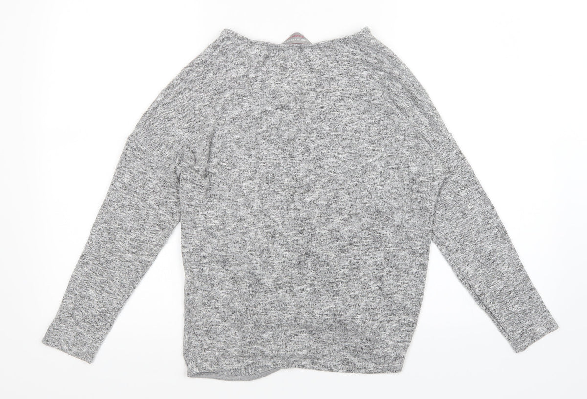 Womens UK Size 10 Dorothy Perkins Grey Pullover Jumper