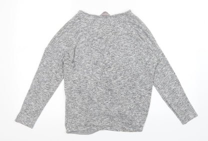 Womens UK Size 10 Dorothy Perkins Grey Pullover Jumper
