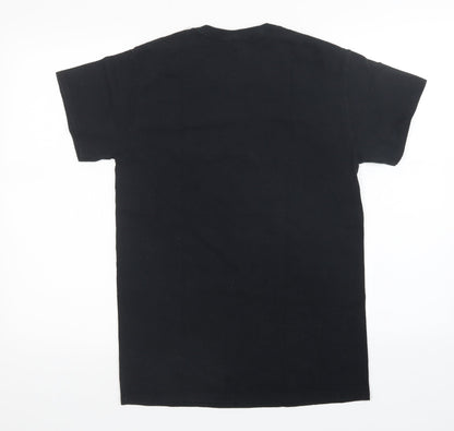 Womens UK Size S Topshop Black Basic T-Shirt