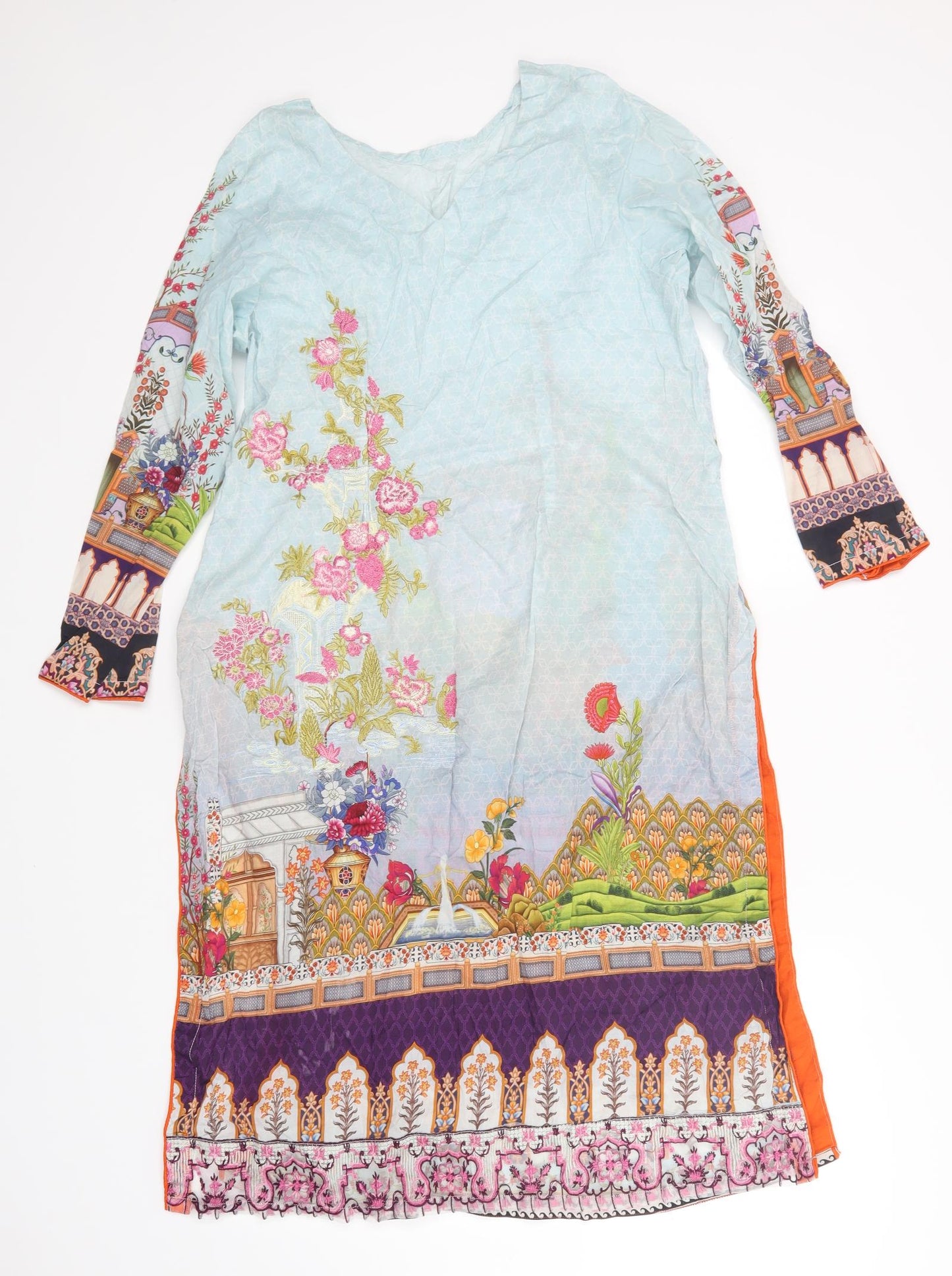 Preworn Womens Multicoloured Floral  Sheath