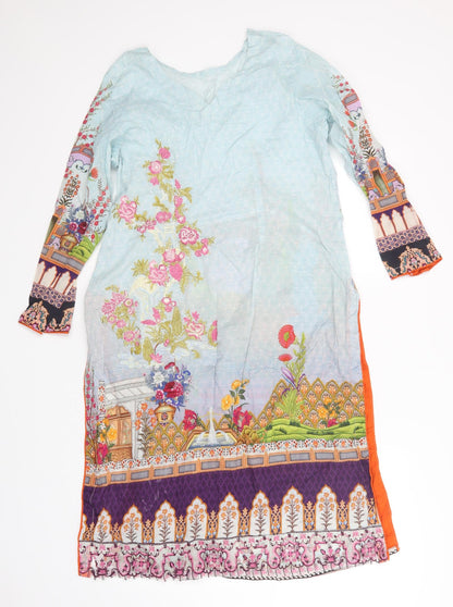 Preworn Womens Multicoloured Floral  Sheath
