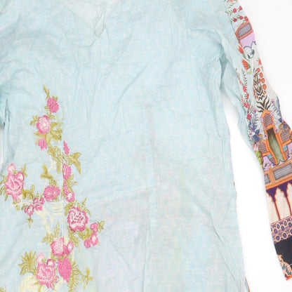 Preworn Womens Multicoloured Floral  Sheath