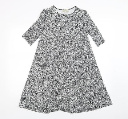 Papaya Womens Multicoloured Animal Print  A-Line  Size 8