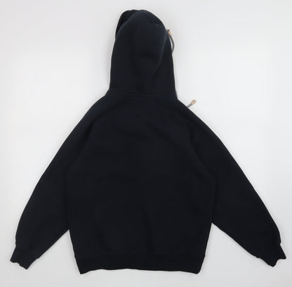 papini Mens Black   Full Zip Hoodie Size XS