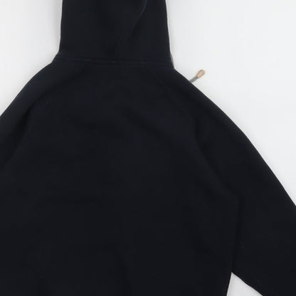papini Mens Black   Full Zip Hoodie Size XS